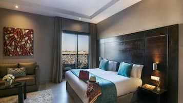 Ropa de cama de alta calidad, colchones Select Comfort y minibar