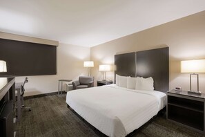 Habitación estándar, 1 cama King size, con acceso para personas discapacitadas, para no fumadores | Caja de seguridad en la habitación y escritorio