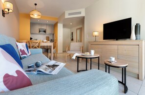 Living area - Pierre & Vacances Residence Premium Julia Augusta (Roquebrune-Cap-Martin)