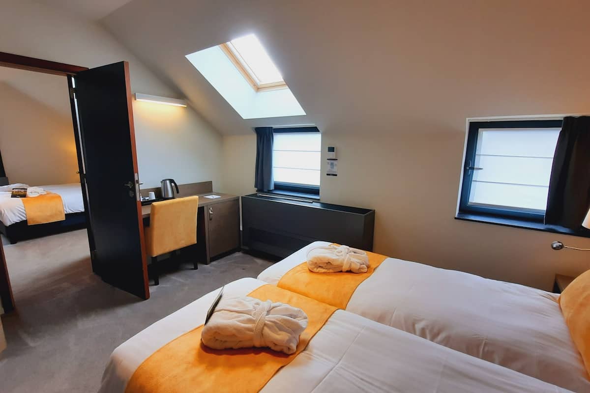 family double or twin room, connecting rooms | in-room safe, individually decorated, desk, soundproofing