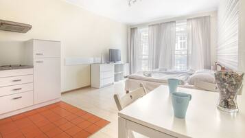 Studio | Individually decorated, individually furnished, blackout curtains