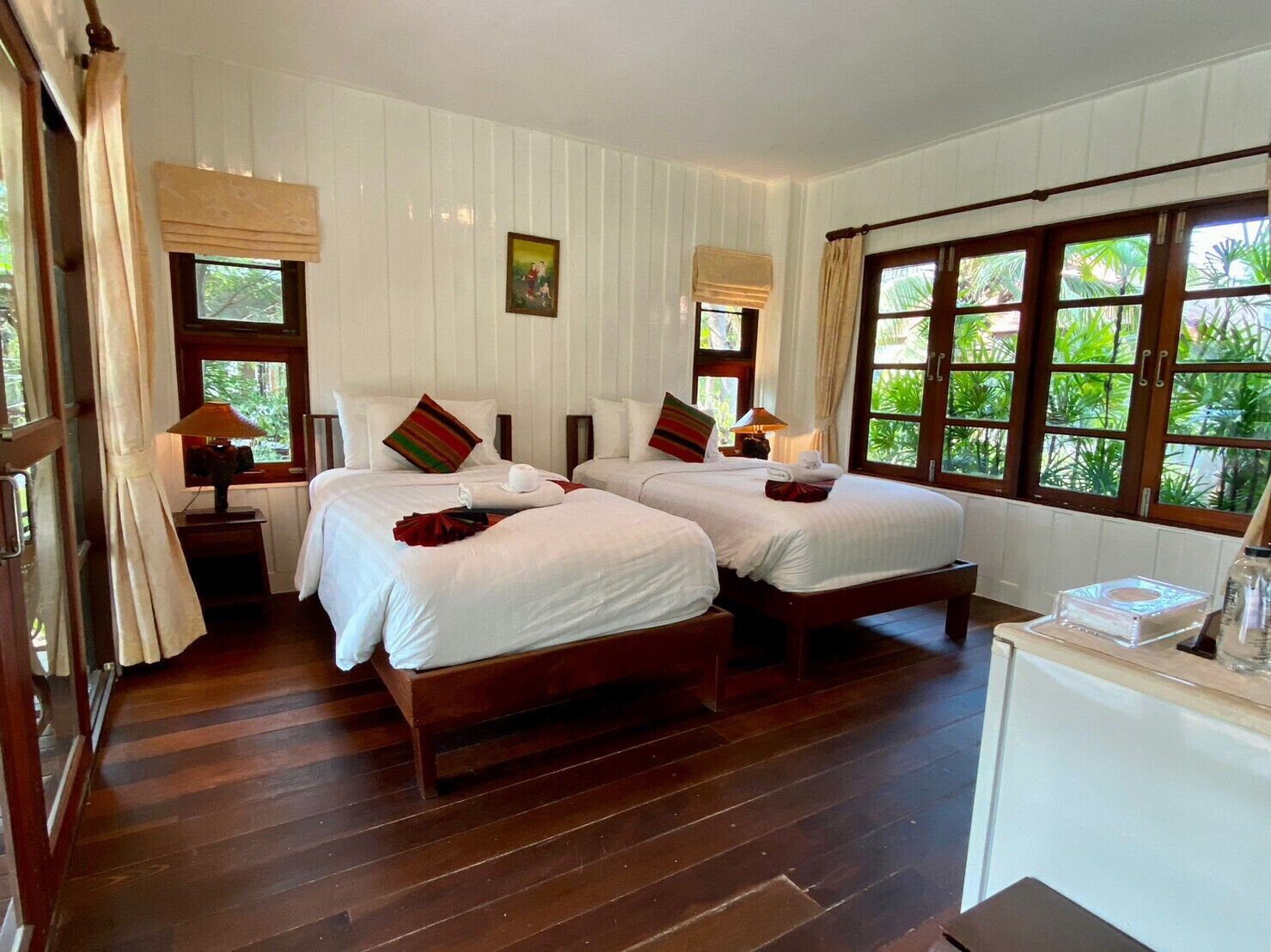 damnoen village | 1 bedroom, blackout curtains, free wifi, bed sheets