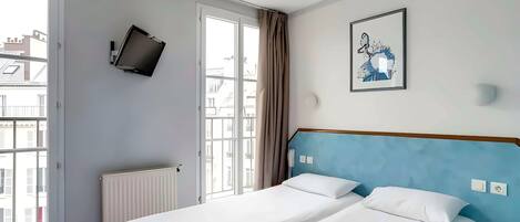 Klassieke Twin kamer | Een kluis op de kamer, een bureau, gratis wifi