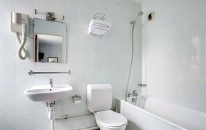 Hair dryer, towels