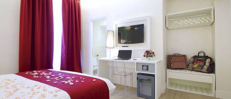 1 dormitori, roba de llit d'alta qualitat i cobrellits