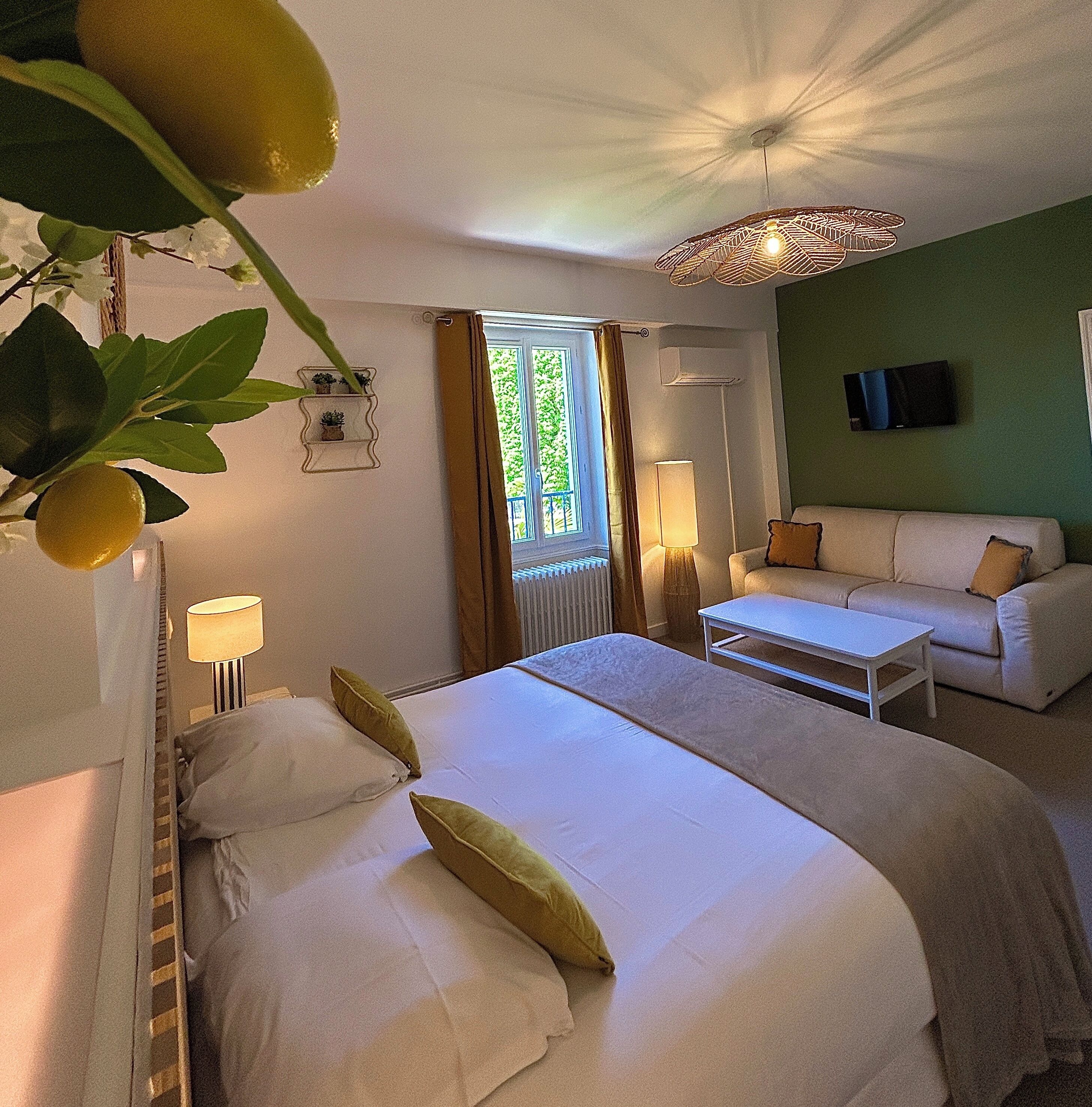 Doppelzimmer, Gartenblick