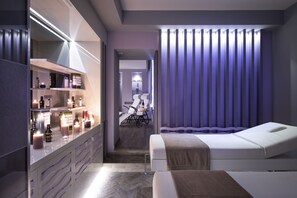 Couples treatment rooms, Turkish bath, body treatments, body wraps