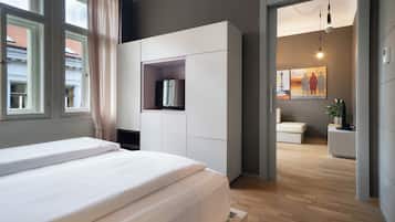 1 chambre, literie hypoallergénique, matelas mémoire de forme