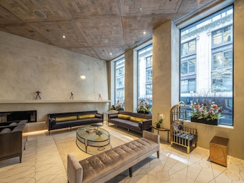 Sitting area in hotel lobby at The Marmara Park Avenue