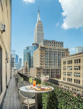 Rooftop terrace at The Marmara Park Avenue