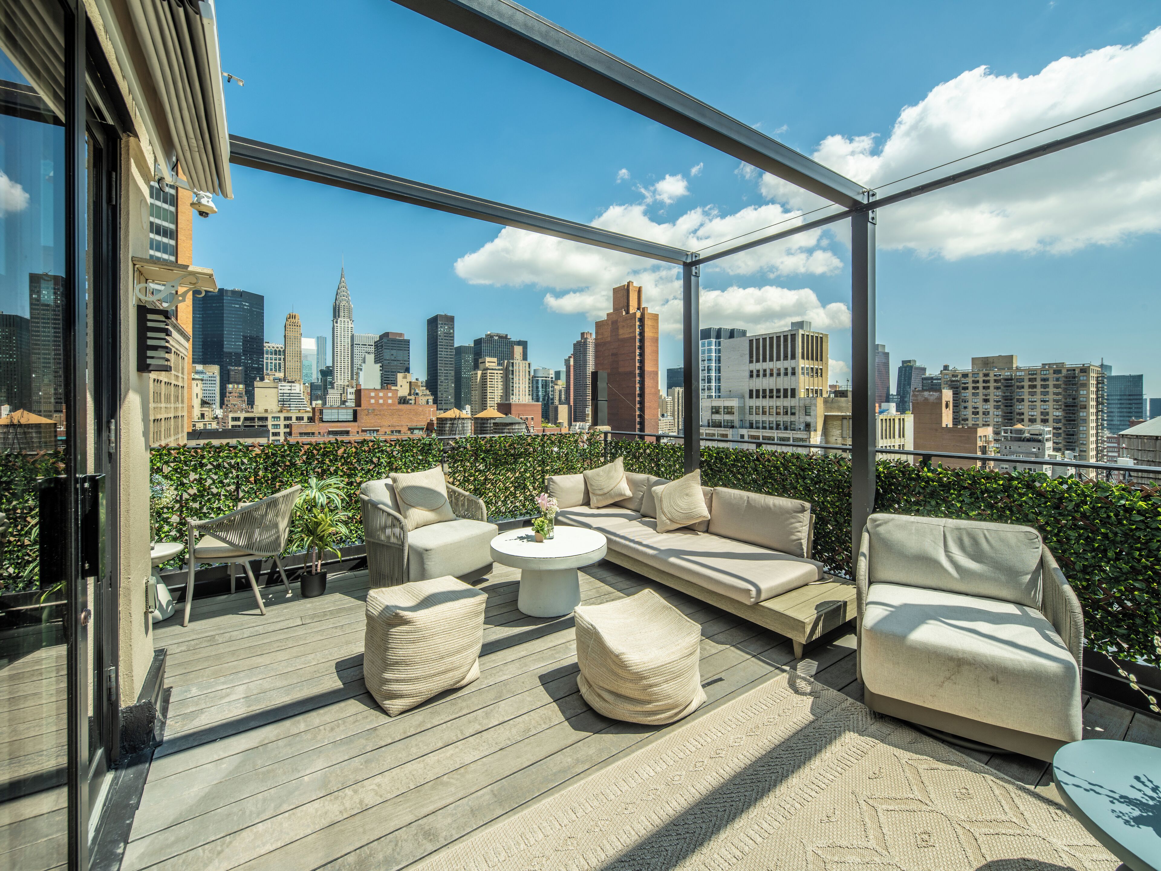 Rooftop terrace