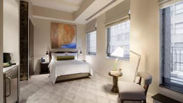 Premium bedding, pillow-top beds, minibar, in-room safe