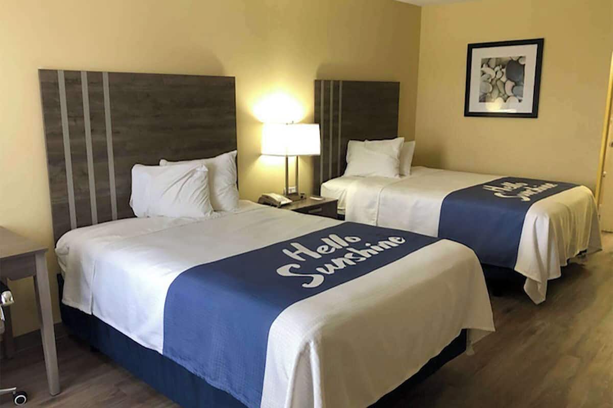 Room, 2 Beds, Non Smoking | Select Comfort beds, desk, blackout curtains