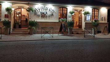 Front of property – evening/night