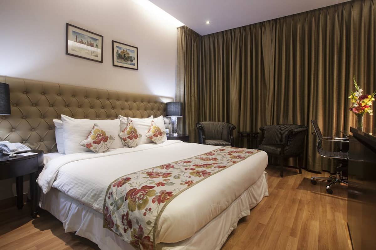 Ropa de cama de alta calidad y minibar
