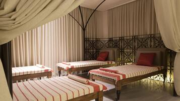 Baño de vapor, baño turco o hammam y tratamientos corporales