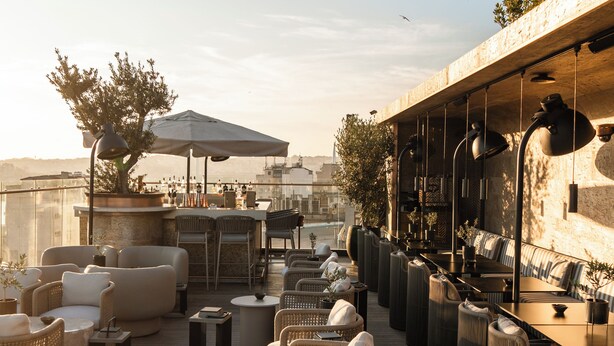 Terrasse sur le toit