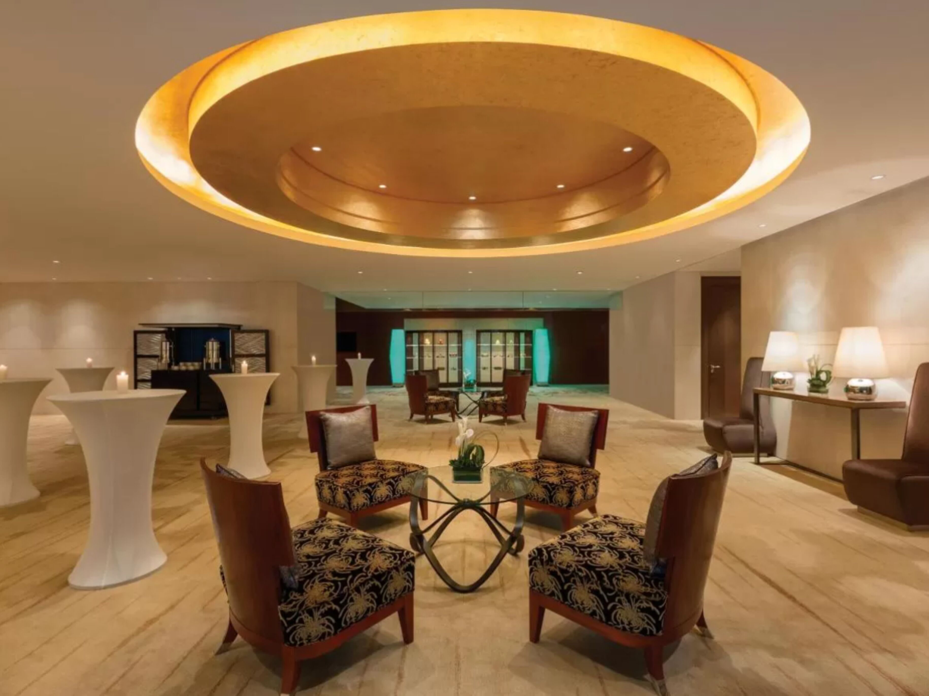 Outdoor banquet area