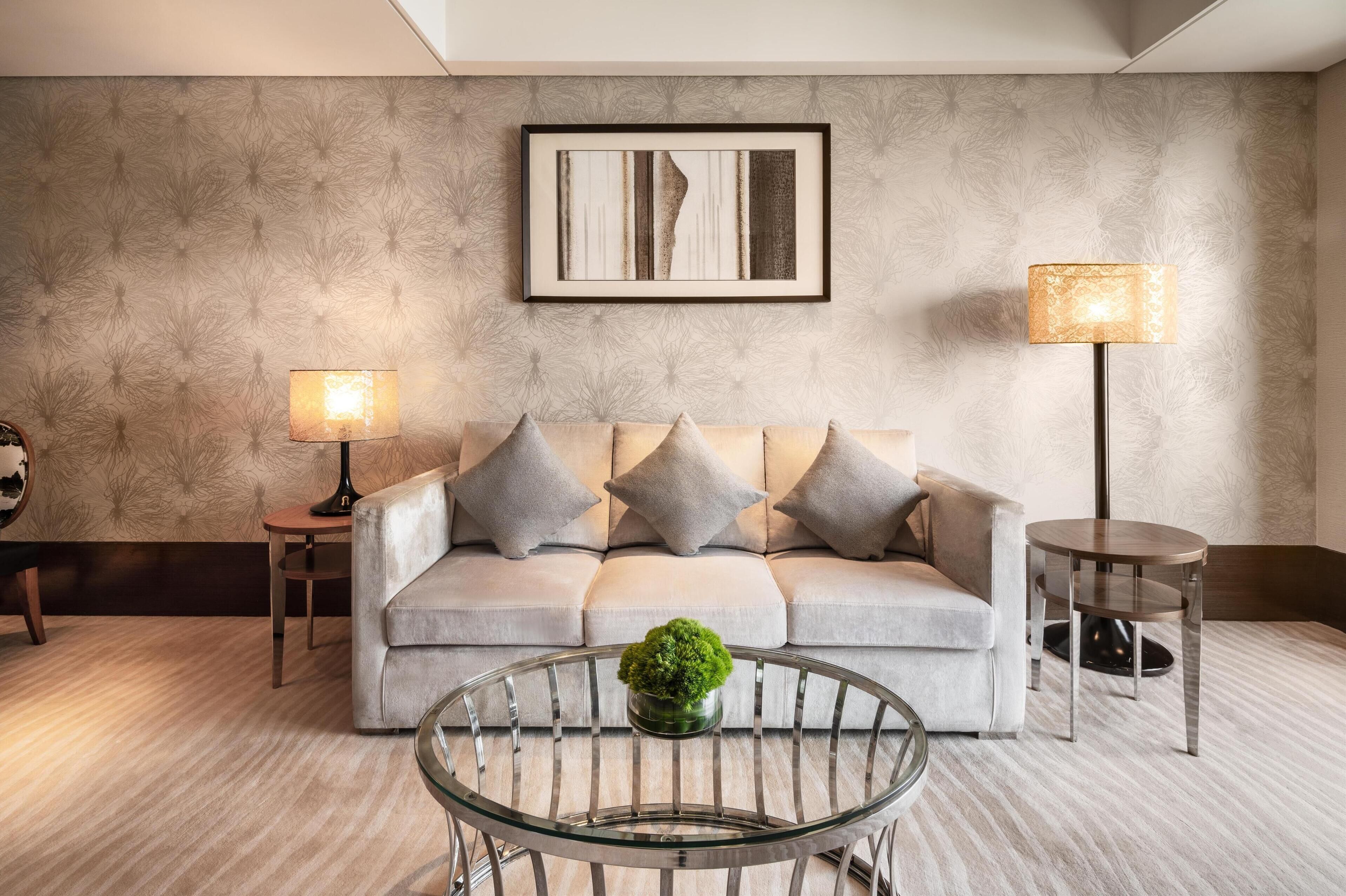 Down duvets, minibar, in-room safe, desk