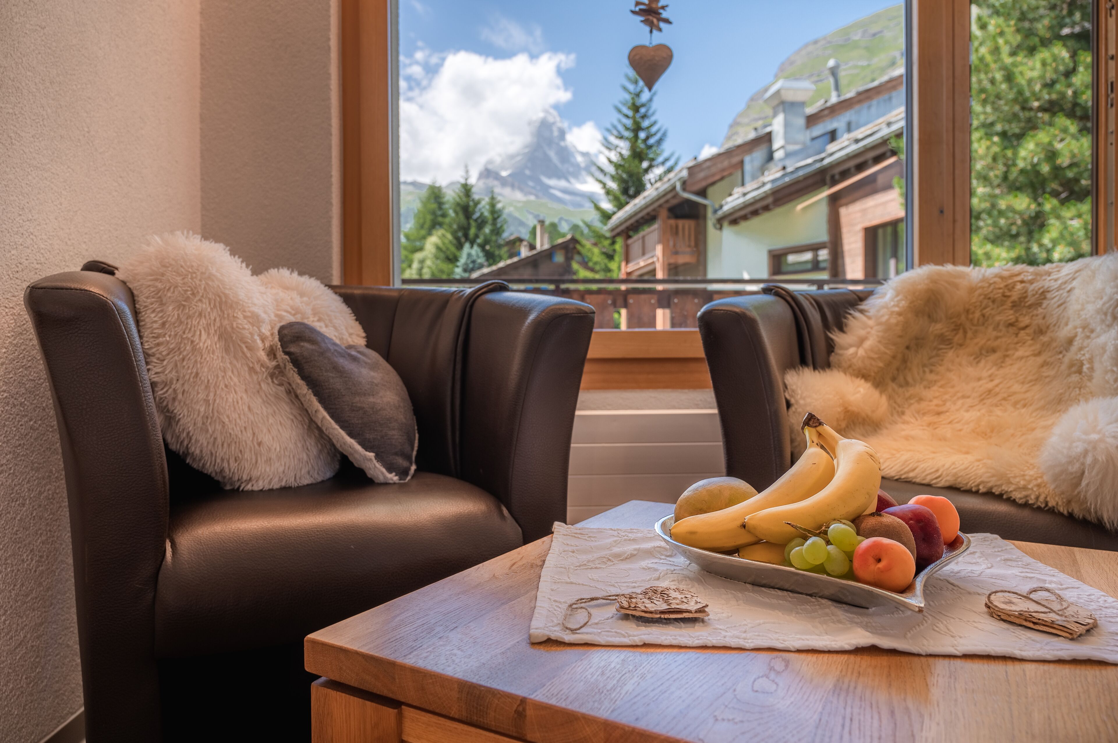 Studio Desain, balkon, pemandangan gunung (South, Matterhorn view) | Seprai premium, selimut bulu angsa, tirai kedap cahaya, dan kedap suara