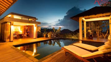 Luxe villa, 1 slaapkamer, privézwembad | Terras
