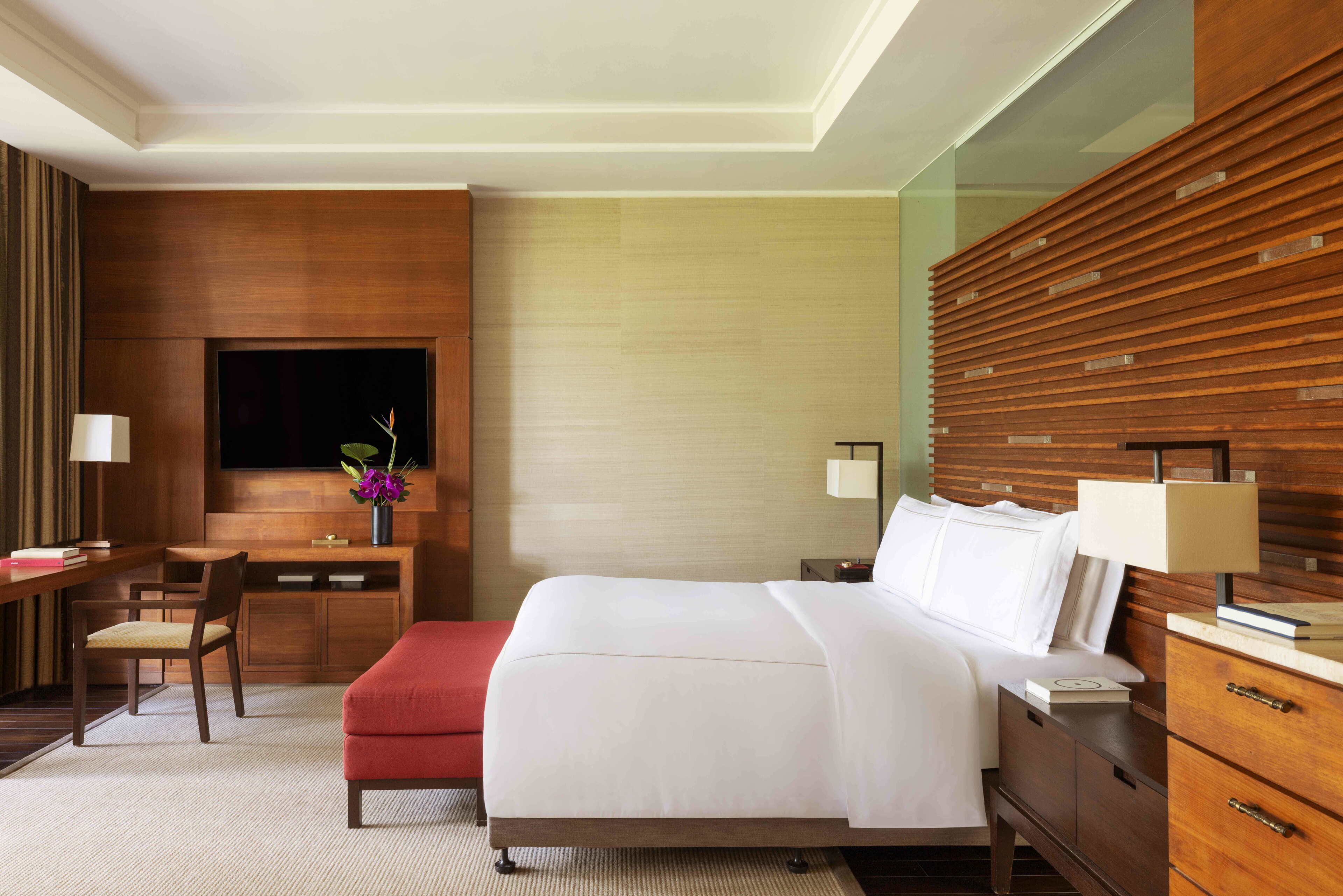 Premium bedding, minibar, in-room safe, desk