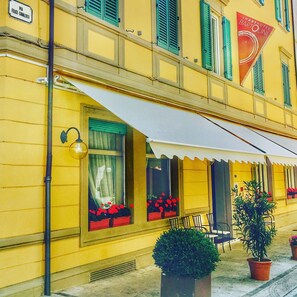 Voorkant van accommodatie