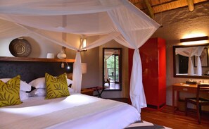Suite, 3 Bedrooms | Premium bedding, free minibar, in-room safe, desk - Victoria Falls Safari Suites (Victoria Falls)