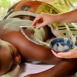 Espace de soins pour les couples, soins corporels, soins d'aromathérapie