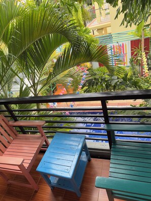 Majoituspaikan julkisivu