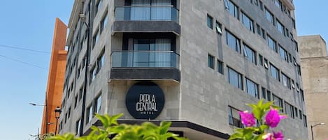 Voorkant van accommodatie