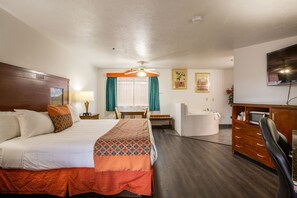 Premium bedding, down comforters, pillowtop beds, individually decorated