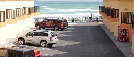 Udsigt fra overnatningsstedet