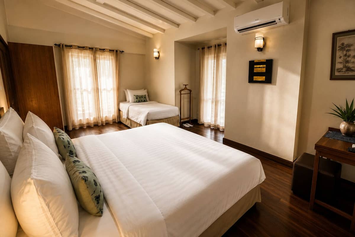 Deluxe Villa, 4 Bedrooms, Private Pool, Pool View | Egyptian cotton sheets, premium bedding, Select Comfort beds, minibar