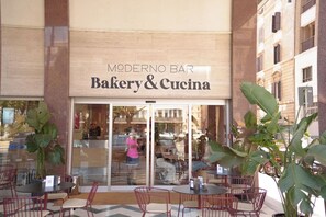 Lunch and dinner served, local cuisine