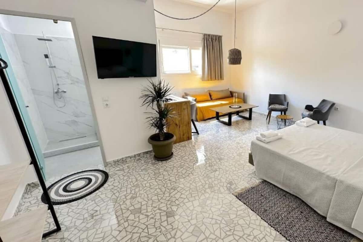 In-room safe, desk, soundproofing, iron/ironing board (on request)
