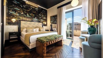 Executive Double Room, 1 King Bed, Balcony, City View