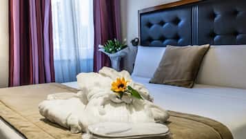 Ropa de cama hipoalergénica y minibar