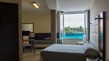 Minibar, in-room safe, desk, blackout curtains