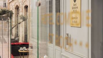 Façade de l’hébergement