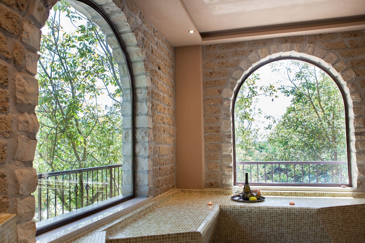 Sauna, spa tub, steam room, Turkish bath, body treatments