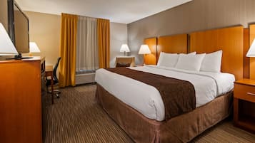 In-room safe, desk, laptop workspace, free cribs/infant beds