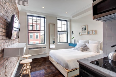 Ropa de cama de alta calidad y camas con pillow-top