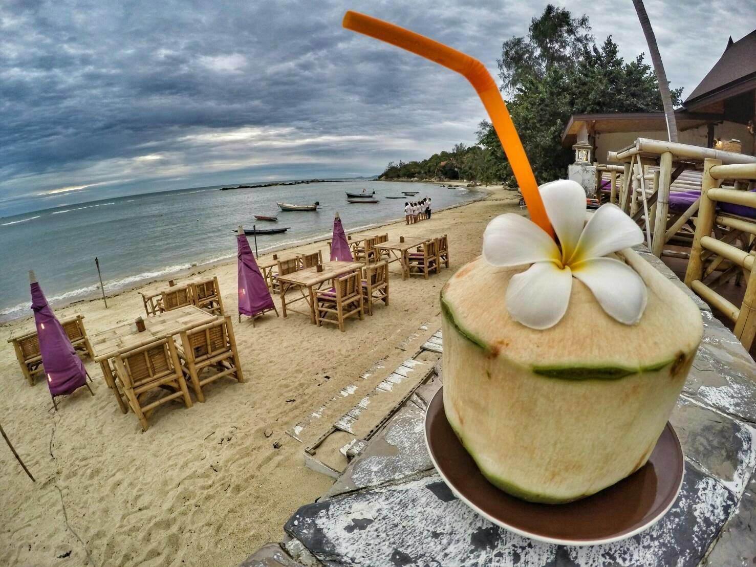 Serviço de café da manhã, culinária tailandesa, vistas para a praia 