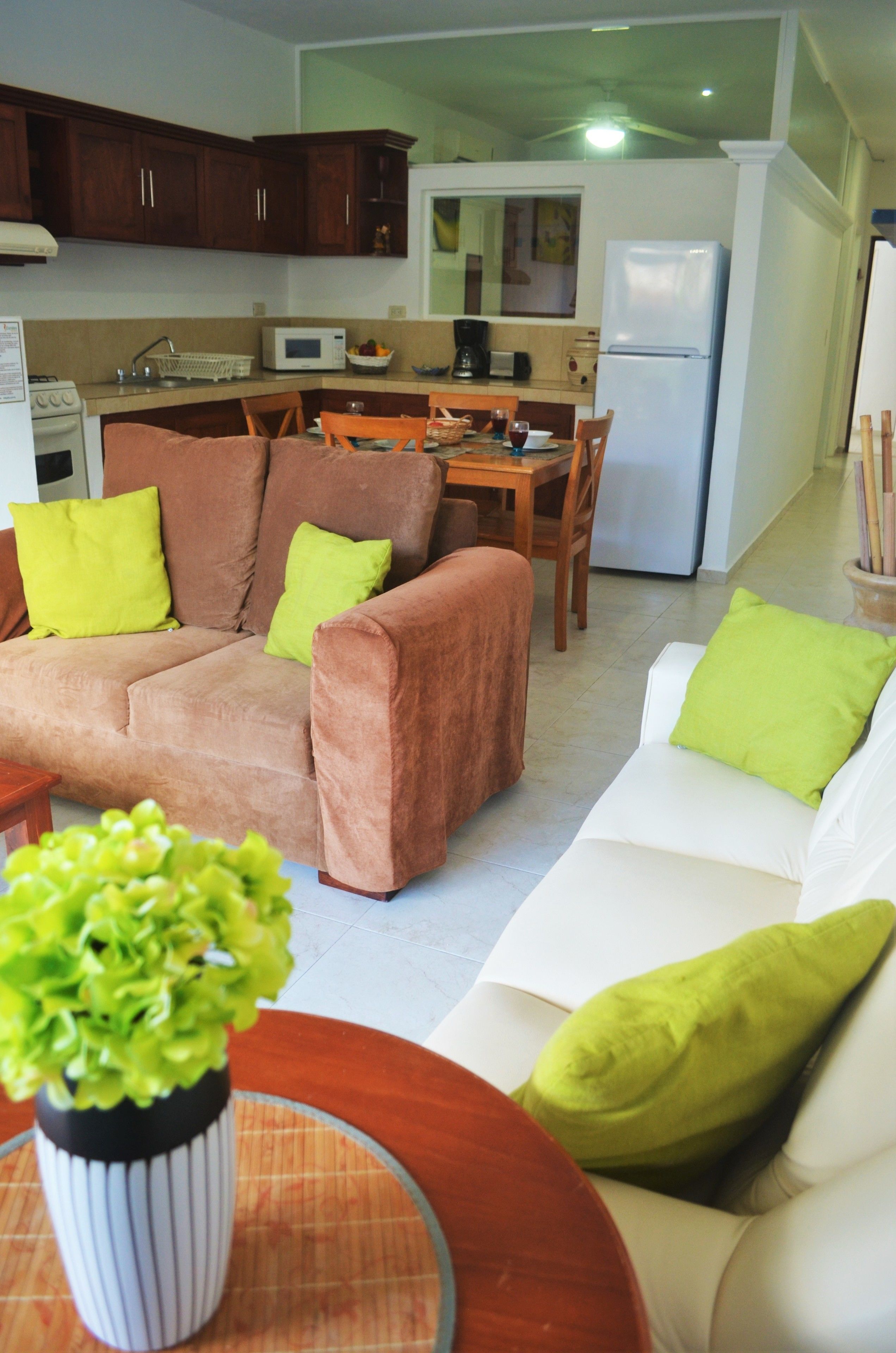 junior suite, 1 bedroom, kitchen, garden area | living room