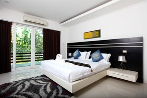 家庭别墅, 2 间卧室 | 客房内保险箱、遮光窗帘、免费 WiFi