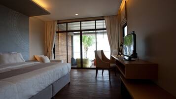 2 quartos, roupas de cama premium, camas Select Comfort, frigobar