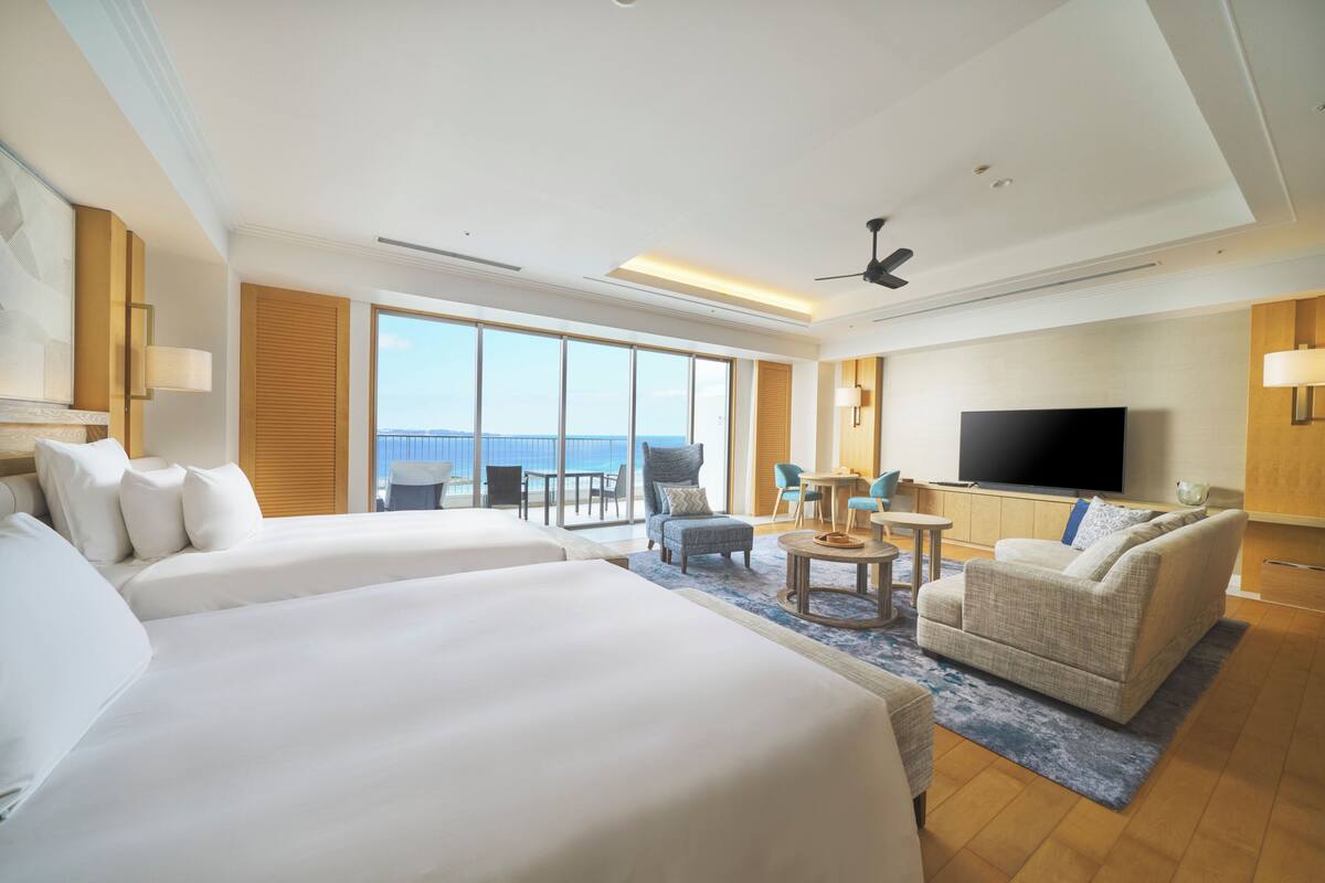 club suite twin room, non smoking | balcony view