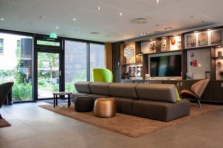 Sala de estar en el lobby. Wakeup Copenhagen Borgergade