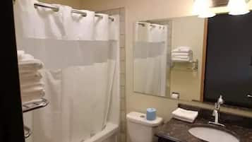 Room, 2 Katil Kelamin (Double) | Bilik Mandi | Gabungan pancuran/tab mandi, pengering rambut, tuala disediakan